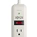 Tripp Lite 7 Outlet Surge Protector Power Strip, Extra Long Cord 25 ft., 1080 Joules, Lifetime Limited Warranty & $25K INSURANCE (TLP725) Light Gray