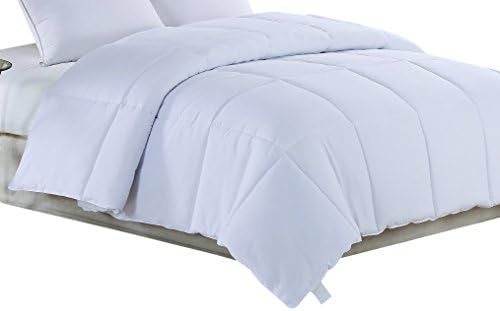 Christies Home Living White Polyester Warmth Down Alternative Comforter Duvet Insert, 68" W x 88" L, Medium, Twin