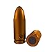CTPAUITF Training Snap Caps Dummy Rounds, Durable CNC-Machined Aluminum Alloy Safe for Handling Drills & Dry Fire Practice, Ideal for Shooting Skill Training. (9mm-Gold(6 Rounds))
