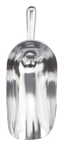HIC Harold Import Co. 514 HIC Flat Bottom Multi-Purpose Scoop, 14 Inches, Silver