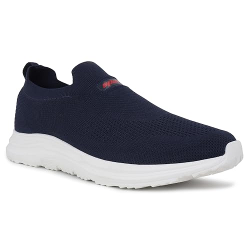 Image of SPARX Sports Walking Shoes for Men - Lightweight Breathable Slip-On Shoes with Cushioned Comfort, Shock Absorption, Durable Grip, Flexible Sole & Everyday Walking Performance