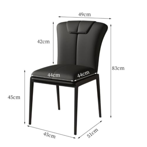 Chaise de salle de bain en cuir imperméable et fauteuil de table - 3