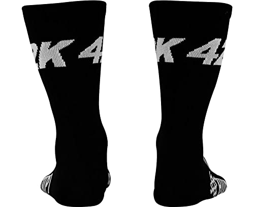 Meia HUPI 42K Preta Cano Médio 1 Par para Corrida, Cor: PRETO, Tamanho: Único 36-42