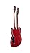 IYV IDN-126 Double-Neck Solid Body Guitar, Trans Red