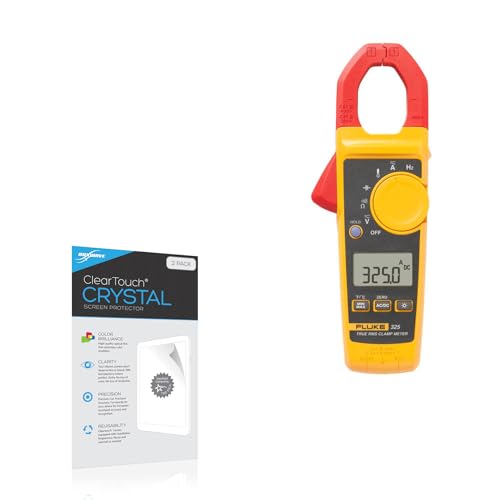 BoxWave Screen Protector Compatible with Fluke 325 - ClearTouch Crystal (2-Pack), HD Film Skin - Shields from Scratches