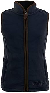 Game Technical Apparel Kids Chilton Country Fleece Gilet Winter Warm Waistcoat with Contrast Piping Bodywarmer (Forest Green, 2_years)