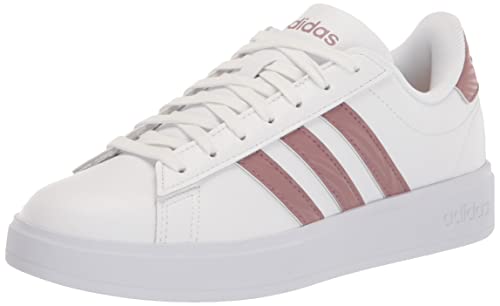 Adidas Women's Grand Court 2.0 Sneaker, White/Wonder Oxide/White, 8 #TOP19
