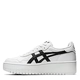 Sohle mit Plattformstruktur ASICS Damen Japan S PF Sneaker, Black White, 43.5 EU