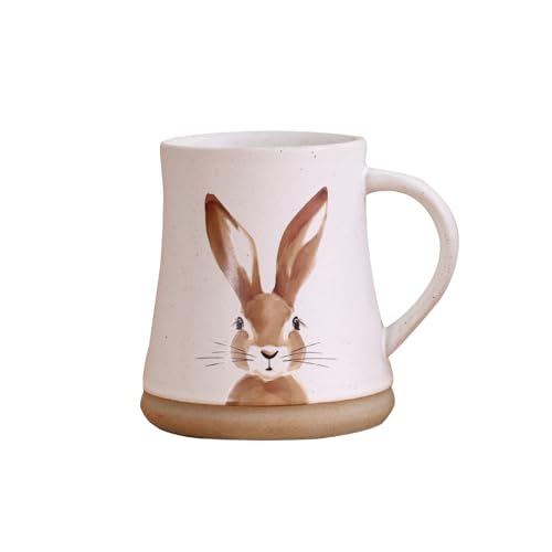 Large Ceramic Mug, 13.6 Oz Clay Coffee Mug and Tea...