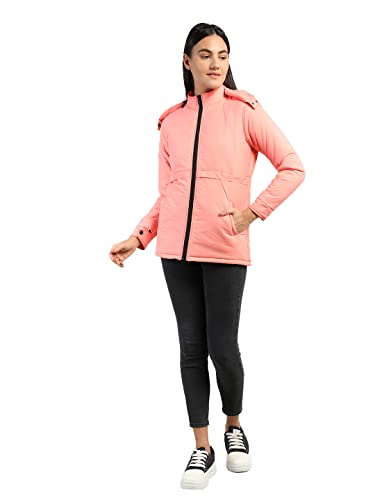 Image of CHKOKKO Women's Winter Quilted Jacket LightPeach S