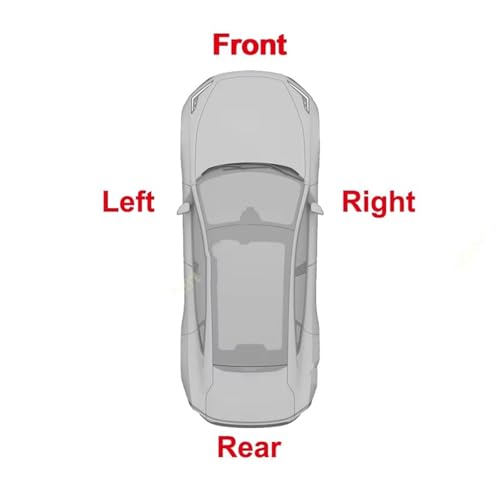 Rejilla parachoques lateral y carcasa faro antiniebla para Tesla Model S 2016-2020 3