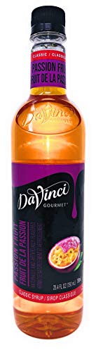 DaVinci Gourmet Classic Passion Fruit Syrup, 750 mL Plastic Bottle