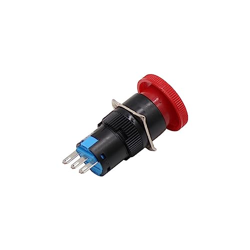 Interruptor de parada de emergencia de 16mm tipo seta roja modelo 16-11 para panel 4