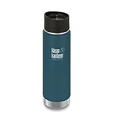 Klean Kanteen Water Bottle, Neptune Blue, 20 oz
