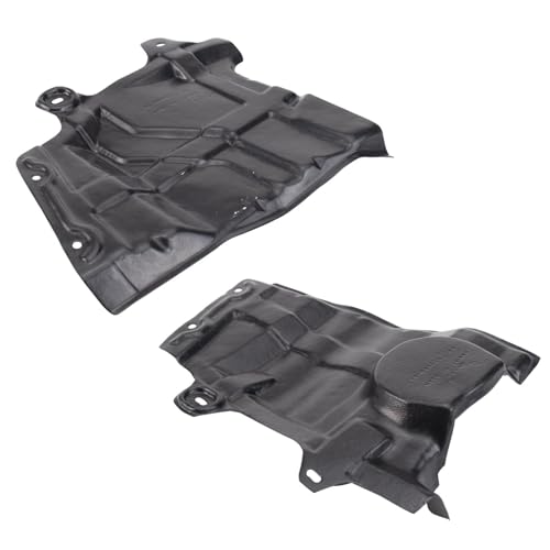 Image of TRQ Driver & Passenger Side Engine Splash Shield Compatible with 2002-2006 Nissan Altima 2004-2008 Maxima NI1228117 NI1228118