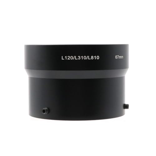 67mm Lens Adapter Tube Ring Filter Adapter Tube for Nikon CoolPix L120 L310 L810 Camera Black