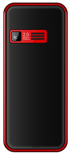 Image of Karbonn K9 (Black RED), 1800mAh Big Battery, Dual Sim, 2.4 Inch, Wireless FM with Recording, 2MP Camera, Basic Phone, 108 Days Replacement Warranty KEYPAD Phone