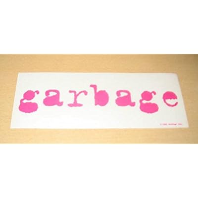 GARBAGE - sticker promo autocolant - indispensable