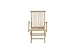Produktbild Ploß Outdoor furniture Milford Klappstuhl mit Armlehnen, Eco Teak Natur, 55 x 60 x 90 cm