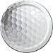 Creative Converting 8 Count Sports Fanatic Golf Sturdy Style Paper Lunch Plates, 7", White