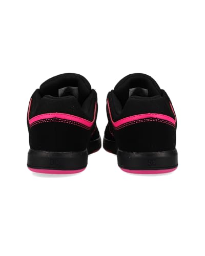 DC Women's Cure Sneaker, Black/Pink, 83