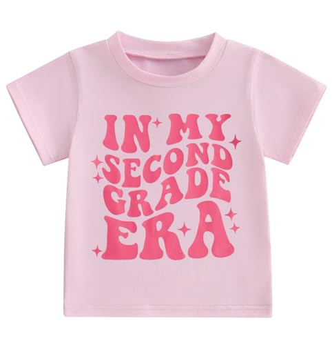 Image of Kids Girls First Day of School Shirt in My Pre-K /Kindergarten /First /Second /Third /Fourth /Fifth Grade Era T-Shirt