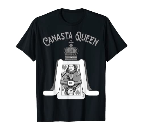 Divertido Canasta Queen Gift Cool Canasta Fan Casino Jugando Camiseta