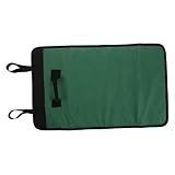 HONITANO Bolsa Enrollable para Chef Verde Resistente con Múltiples y Gran Capacidad Maletín Portátil para Almacenamiento y Transporte de de Cocina