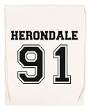 Herondale 91 The Mortal Instruments Shadowhunters Bolsa de Deporte Con Cordón Beige Drawstring Sport Bag