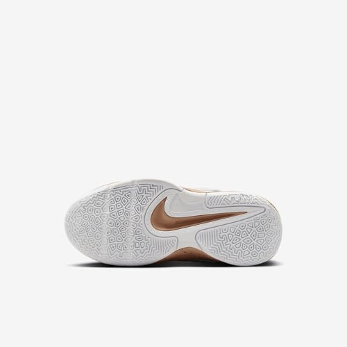 Nike Ja 2 Little Kids' Shoes (FV5634-101, White/Hemp/Vintage Green/Astronomy Blue)2