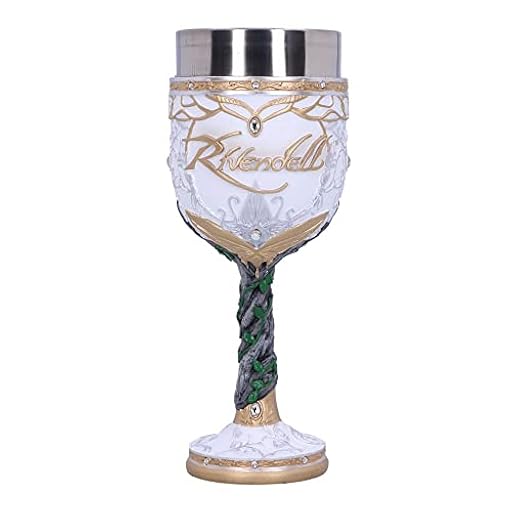 Nemesis Now Copa Rivendell de Lord of The Rings con licencia oficial, color blanco, 19,5 cm | Ya disponible en tu tienda friki favorita! En mundofriki.es!