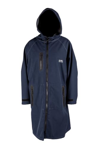Ronix Head Honcho Poncho - Wet/Dry Zip Up - Navy Blue/Grey - L/XL