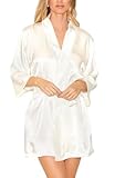 iCollection Women's Satin Robe