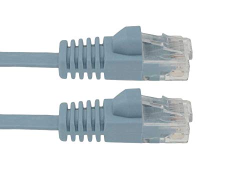 Cable de red SF Cable plano CAT6 50 ft negro miniatura 4