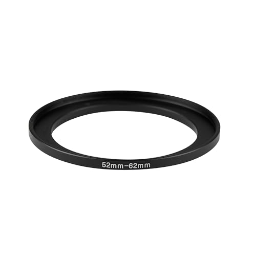 Image of 52-62mm Step-Up Ring Adapter, 52mm to 62mm Step Up Filter Ring for 52mm Lens Install 62mm ND CPL UV Camera Lens Filter(52mm-62mm)