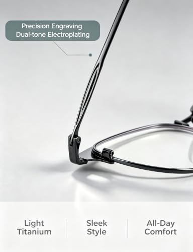 Image of Blue Light Blocking Glasses for Men Anti-Fatigue Computer Monitor Gaming Glasses Prevent Headaches Glasses