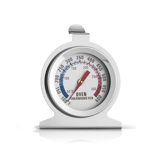 Thermometer Humidity,Kitchen Oven Thermometer,Stainless Steel Oven Grill Fry Chef Smoker Bbqtemperature Gauge Dial Baking Pizza for Cooking Home Kitchen BBQ Baking