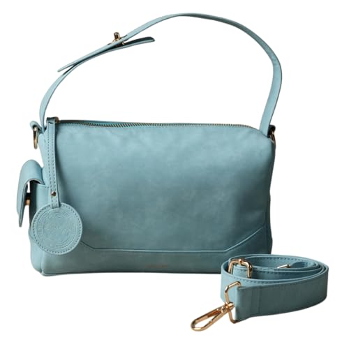 Image of Theater Bonbon Crossbody Duffle Bag for Women Structured Shoulder Handbag with Adjustable and Detachable Strap