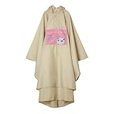 【2025】Wpc. ポケモン バイカラーレインポンチョ 冒険のパートナー ベージュ（プリン） メンズ レディース 通勤 通学 自転車 レインコート フェス 野外 イベント アウトドア 旅行 R005-PM001-201