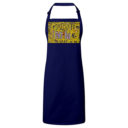 Tablier cuisine navy pour cuisiner avec passion et style graffiti