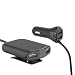 Produktbild Girafus KFZ 12V 24V 4x2,4A USB Zigarettenanzünder Verlängerung 1,2 Meter Ladeadapter HUB Ladegerät Adapter VERTEILER Auto Handyladegerät für VORDER- UND RÜCKSITZ CAR Charger für iPad iPhone