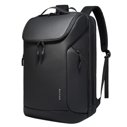 Image of FUTURE AESTHETICS Business Commute Backpack for Men and Women, Waterproof 15.6 Inch Laptop Backpack, Durable Flight-Approved Travel Backpack for Work /College, Black