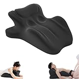 Sweet Spot Pillow, 27° Angle Perfect Position, Strong Load-Bearing Capacity, Soft Space Memory Foam Material, Ergonomic Posture Support, Save Effort and Focus More (Black)