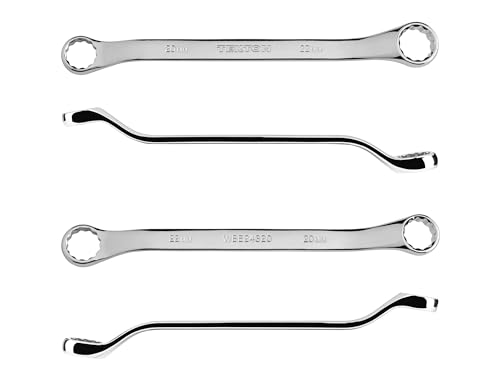 Image of TEKTON 20 x 22 mm 45-Degree Offset Box End Wrench | WBE24320