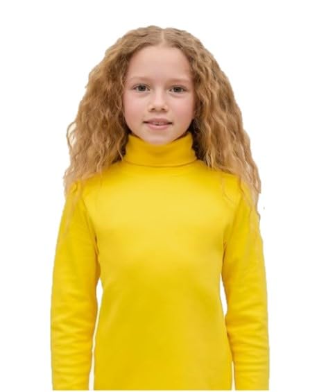 Kaynee, Long Sleeve Turtleneck Shirt, Yellow, Youth, X-Large3