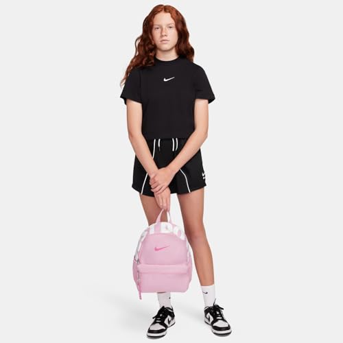 Mochila Nike Infantil Just Do It JDI 11 Litros Rosa Brsla Mini Bkpk unissexo crianças, rosa/branco/l