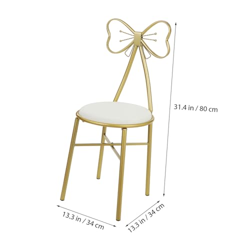Taburete de tocador estable con almohadillas antideslizantes para maquillarte sin balanceos 8