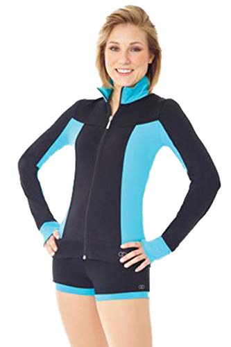 Mondor 24807 Teal Supplex Colorful Sides Jacket (Teal, XL)