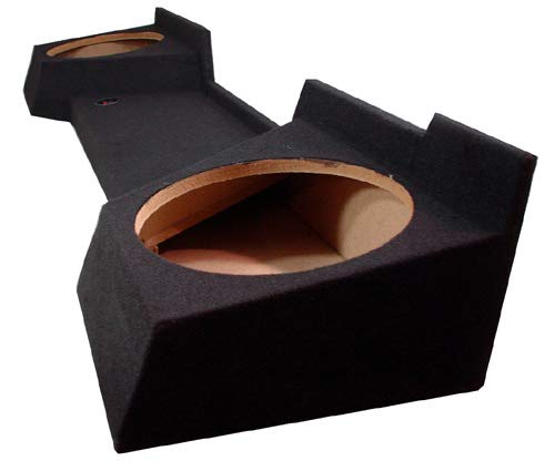 Compatible with 2007-2013 Chevy Silverado Ext Cab Truck Kicker Comp C12 Dual 12" Sub Box Enclosure - Final 2 Ohm