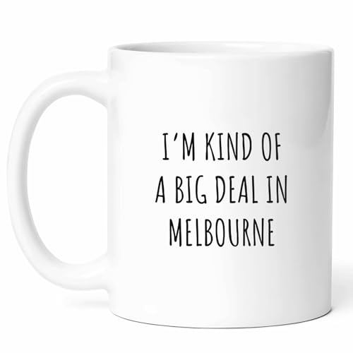 Big Deal Melbourne Mug - Australian City Coffee Cup - 11 Oz
